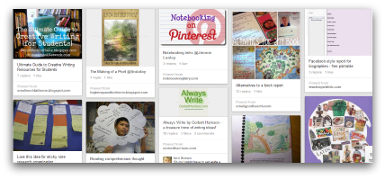 Creative Writing Pinterest Board