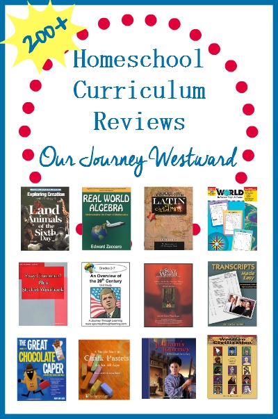 Cindy West of Our Journey Westward has spent years evaluating homeschool curriculum and writing reviews. Find everything from popular curriculum to up and coming curriculum reviews for every subject.