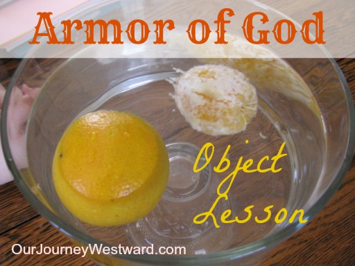 Armor Of God Object Lesson Our Journey Westward - 