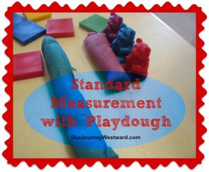 Standard Measurement with Playdough