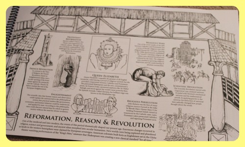 Western Civilization Timelline Coloring Book