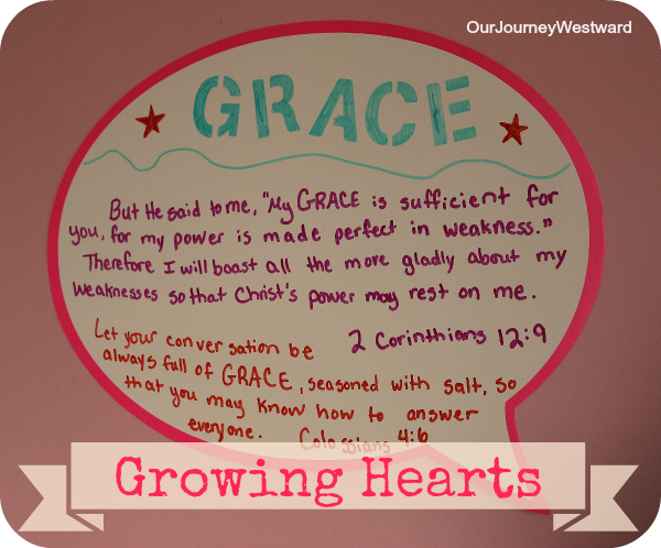 Growing Hearts with a Word of the School Year | Our Journey Westward