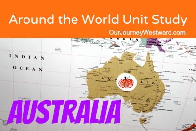 Australia unit study at Our Journey Westward