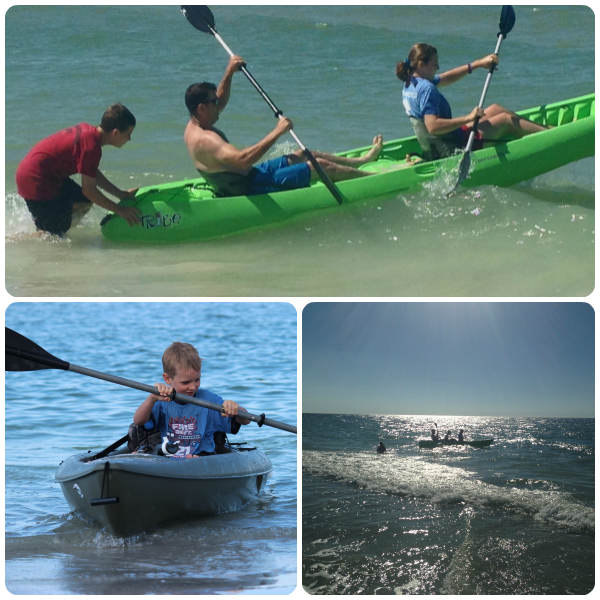 Kayaking on the Gulf at 810 Gulfside Indian Rocks Beach