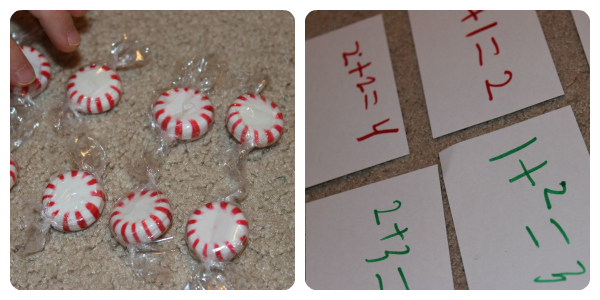 Doubling lesson with mint candies