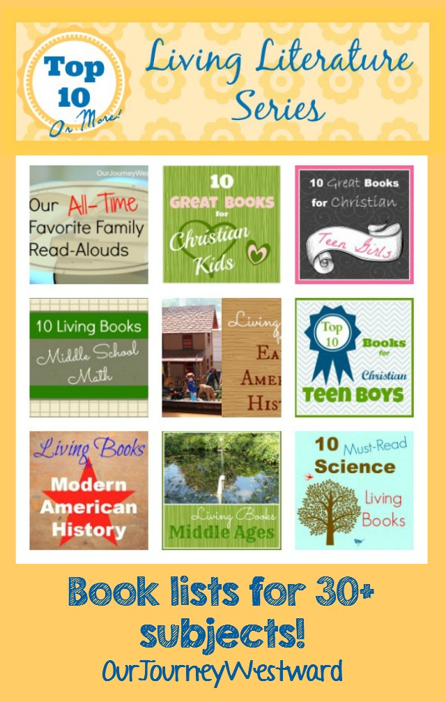 Living Literature has been key to our homeschool over the years! These fabulous book lists span all ages and subject areas.