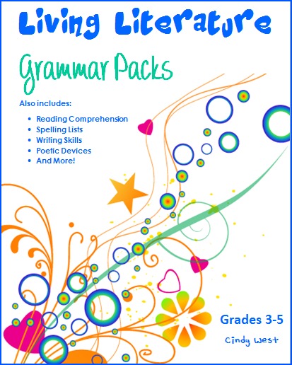 Living Literature Grammar Packs w border