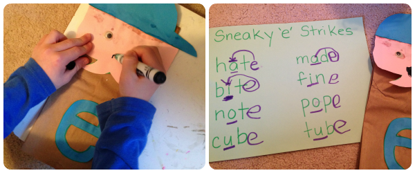 Charlotte Mason Phonics/Spelling: "Sneaky E"