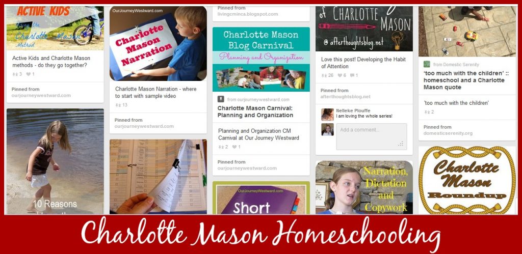 Cindy West's Charlotte Mason Homeschooling Pinterest Board