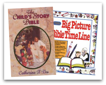These two books paired together make a great early Bible study curriculum.