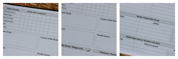 A Plan in Place Homeschool Student Planner