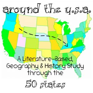 Around the USA Elementary Homeschool Unit Study