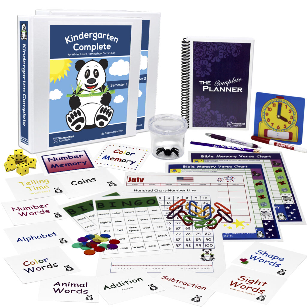 Kindergarten Complete Homeschool Curriculum