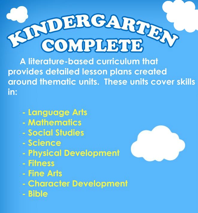 Kindergarten Complete is a fun, all-in-one curriculum that saves mom all kinds of time planning school!