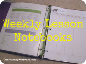 Weekly-Lesson-Notebooks