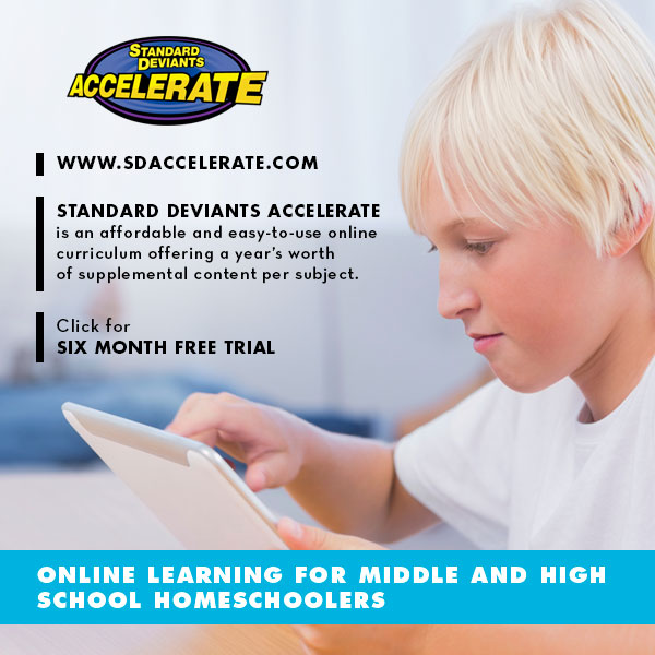 Free access to Standard Deviants Accelerate - great for middle and high school learning - through Nov. 15, 2014.  Hurry!