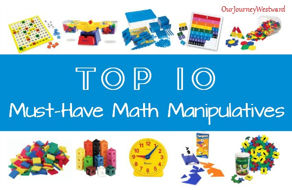 Math manipulatives make math easier to understand, especially in the younger years. If you can only buy a few, these are my top choices.