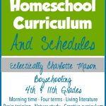 Homeschool curriculum and schedules from a veteran homeschooler.