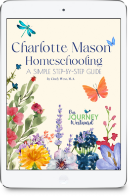 flowery cover for a homeschooling book