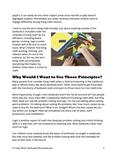 Learning And Living Math Loving Living Math: A How-To Guide for Parents