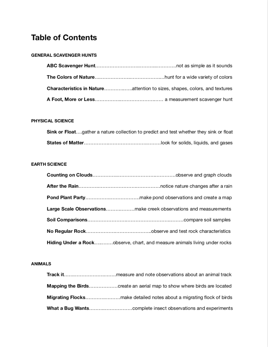 221 Nature Walks: Outdoor Science Labs On the Go, Vol. 21 In The Nature Of Science Worksheet