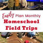 Monthly homeschool school field trips are easy to plan and make a difference!