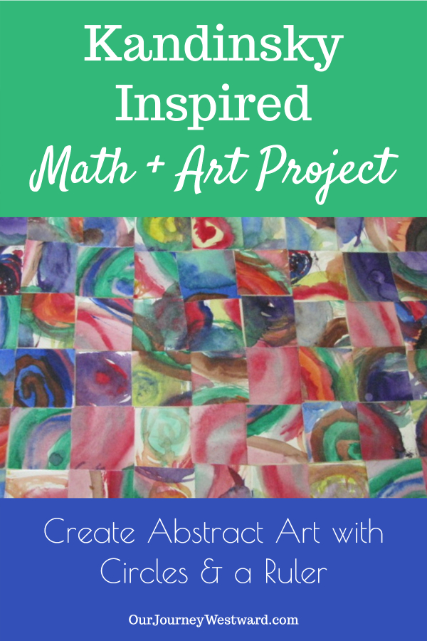 Swirling art project about math in nature.