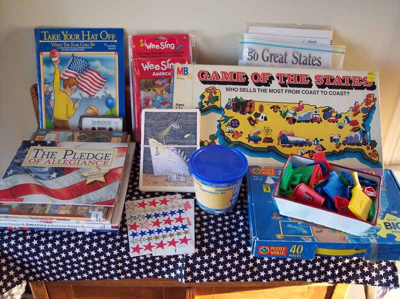 Patriotic Strewing Table