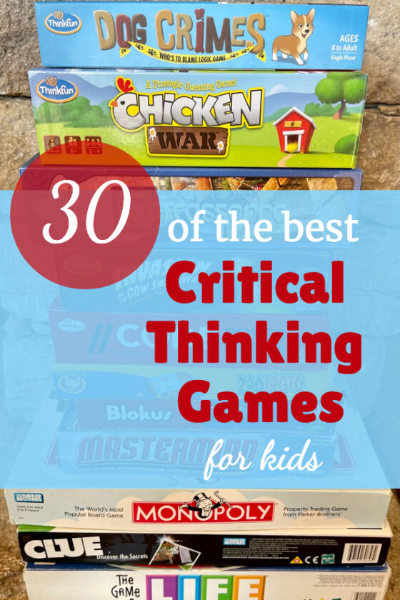 games for developing critical thinking skills