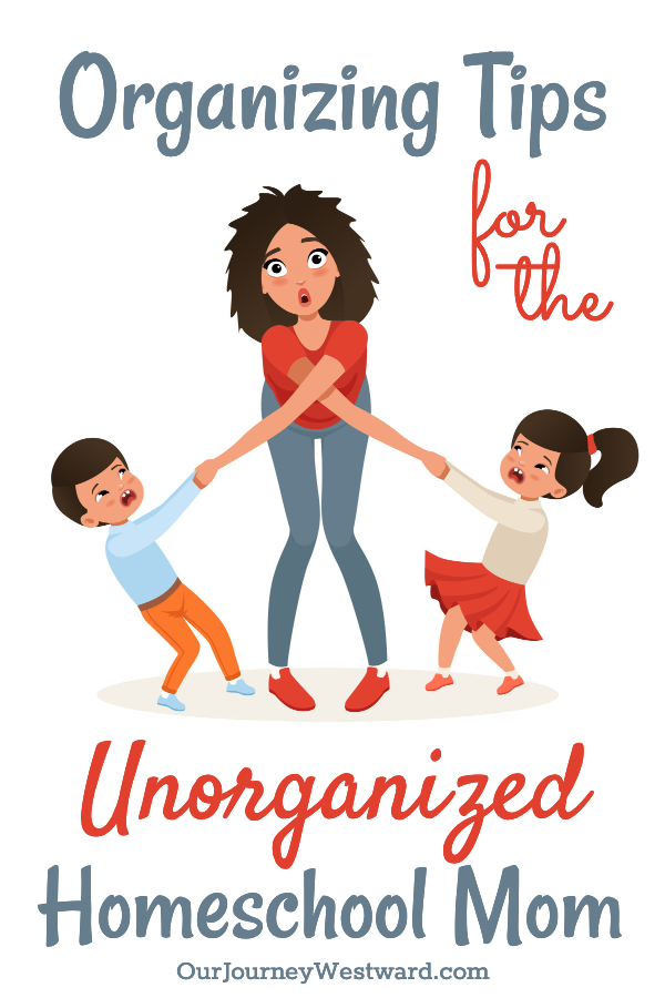 These tips will give unorganized homeschool moms hope!