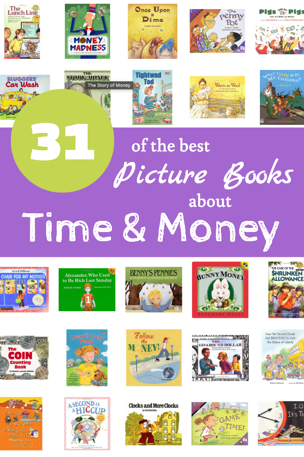 These picture books make time and money skills relatable to kids.