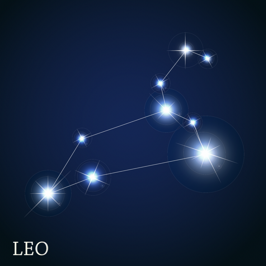 Leo the Lion constellation