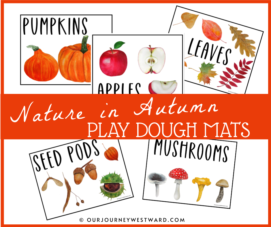 Fall Play Dough Mats Fine Motor Skills, Autumn Playdough Mats