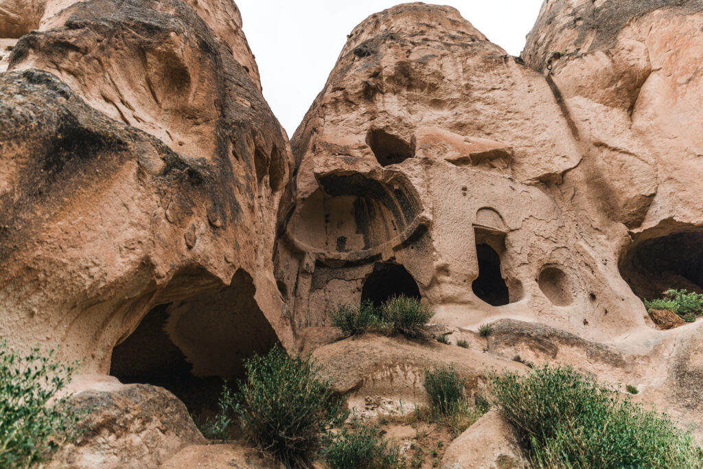 sandstone caves