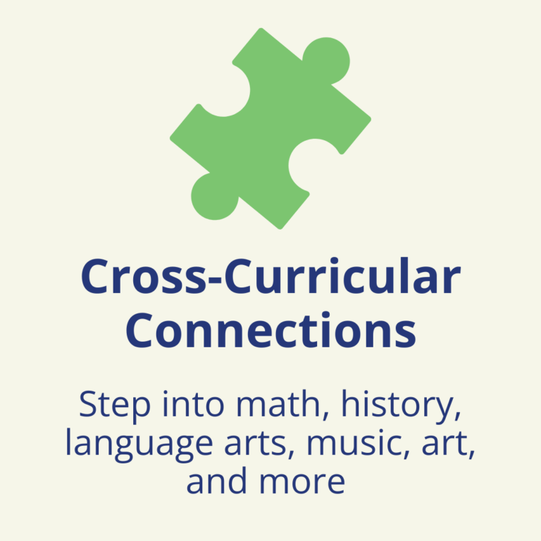 green puzzle piece icon on cream background