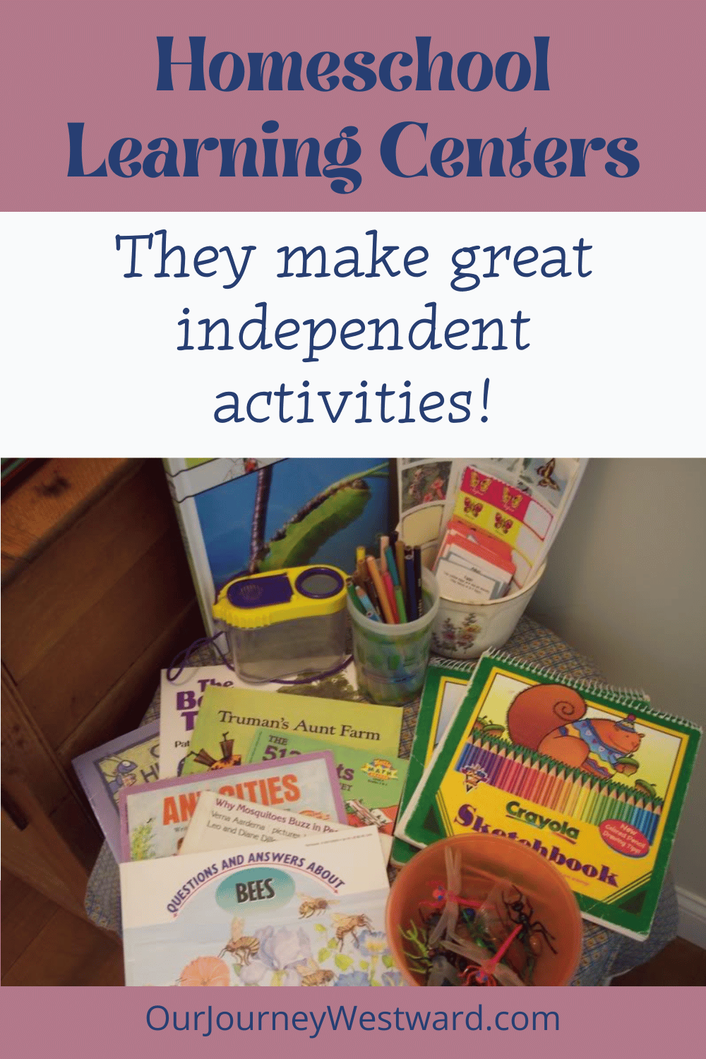 A Homeschool Learning Center Is a Great Independent Activity - Our ...