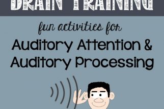 Blog image with white and grey background with little icons of brain training games