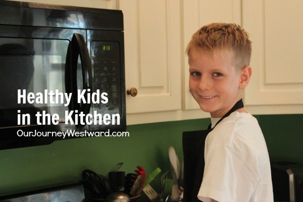 This healthy kids in the kitchen post was inspired by the serious chef in our house - who happens to be nine and also has some special dietary needs.