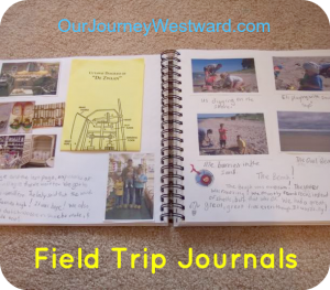 Document memories and sneak in writing assignments with field trip journals.