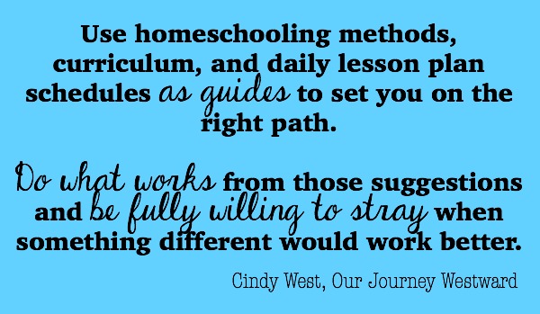 Find freedom and joy in homeschooling when you put methods and curriculum to work for you.