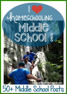 The middle school years are some of my favorite to homeschool! This mega-post shows you how I do it.