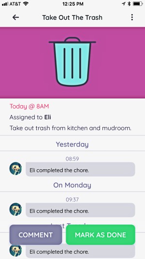 Chores and allowance have never been easier than with the Homey app!