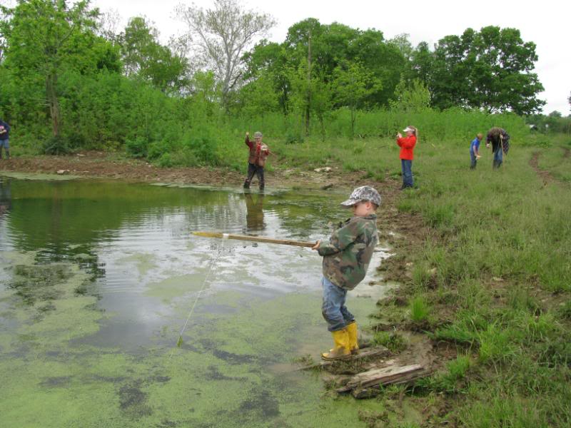 Pond nature study is extra fun when experienced with a nature club!