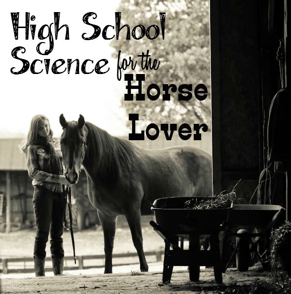 Black and white photo of a horse and her girl standing in a barn doorway. For a blog image about high school science for the horse lover.