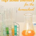 This homeschool high school chemistry course uses several unique resources to fill an entire year. It's lighter on mathematics for students who don't thrive on math, but need a chemistry course.