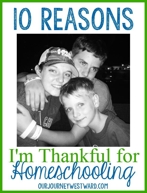 10 Reasons I’m Thankful for Homeschooling