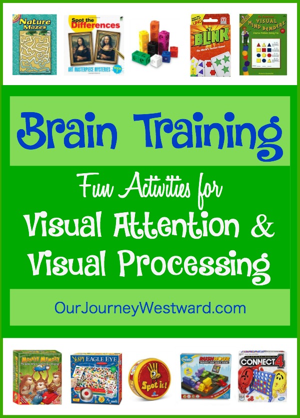 brain training activities for visual attention and visual processing