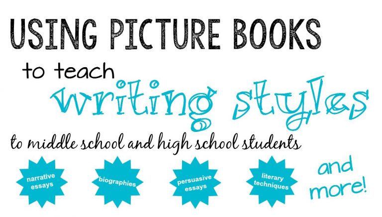 Picture books are great tools to teach writing styles! Great lesson ideas here!